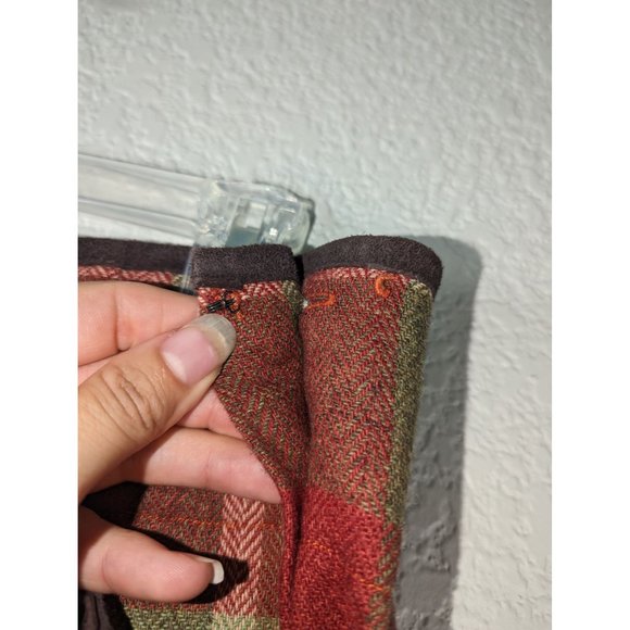 Free People Brown Red Size 6 Wool Wrap Mini Skirt with Buckle - Picture 4 of 9